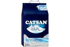 Catsan Hygiene Plus Cat Litter White, 20L
