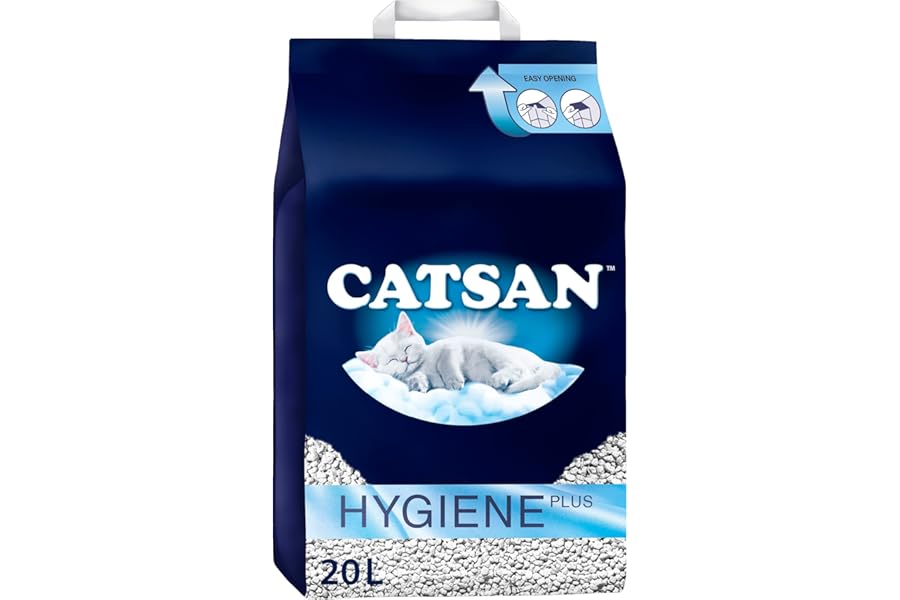 Catsan Hygiene Plus Cat Litter White, 20L
