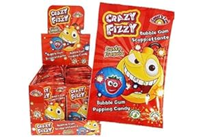 ROSSINI'S N. 1 Scatola di Crazy Fizzy gusti vari Gr.7 da 50 pz. (FRAGOLA)