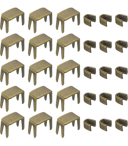 40 Fermi Per Cerniere Lampo #5 Nero Metallizzato – Resistenti, Per Riparare Borse, Giacche E Tende