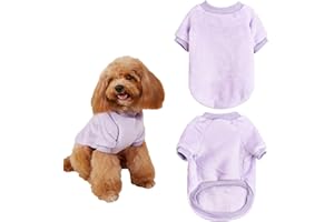 Yoolhamy Ropa para Perros pequeños, suéter de Peluche, Abrigo de Invierno, suéter de Navidad, Ropa para Perros Chihuahua, Disfraz cálido para Perros pequeños, medianos y Grandes, Abrigo para Perros