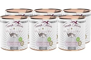 Terra Canis Autruche & panais - Nourriture Humide Hypoallergénique, 6x800g I Aliment pour Chien 1re qualité, 100% aux Standards de l’Alimentation Humaine I Pauvre en allergènes