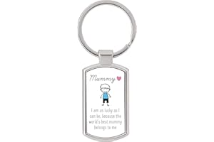 Drifting Ducks Sentimental Keepsake World's Best Mummy Metal Keyring Mothers Day Birthday Gift From Son