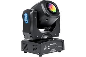 ZKYMZL Luci a testa mobile 80 W LED luci da palcoscenico 8 GOBO arcobaleno DJ luci da discoteca 8 colori e 8 mezzi colori 9/11 canali LED luci stroboscopiche DMX512 controllo per discoteca KTV Club Party