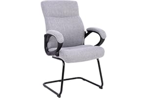 ‎SIXBROS. Besprechungsstuhl Stoff Grau - HLC-0311-3/7326