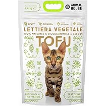 Lettiera Per Gatti Al Tofu - Agglomerante Vegetale, 5,5L, Fino A 30 Giorni, Antiodore, Smaltibile In WC O Organico - Foto 5
