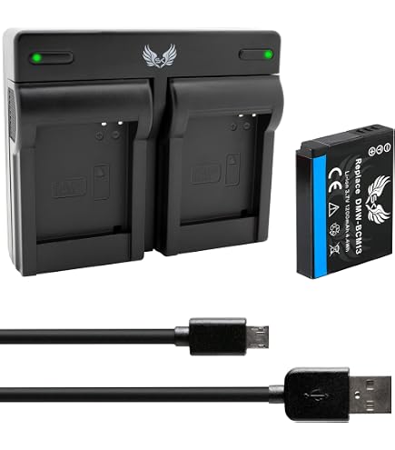 2in1 Ladegerät Für Panasonic DMW-BCM13 Akku – Mit Netz- & Auto-Adapter, LED-Anzeige