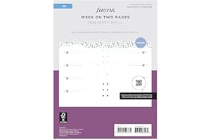 Filofax A5 Ogród tydzień do wyświetlenia 5 języków 2026 dziennik 26-68592