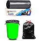 Sjeware Arth Garbage Bags Size Medium (19 X21 in) (48 X 56 cm) 30 Bags Packs of 1 Black Biodegradable for Kitchen,Office…