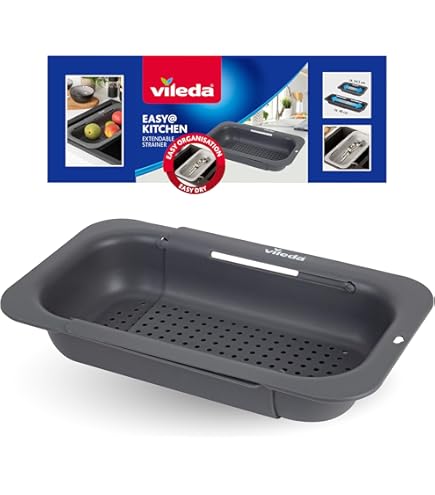 Cestello Filtro Per Lavello AWAVM | Colino Multifunzione Per Lavare Frutta E Verdura, Grande Capacità - Foto 5