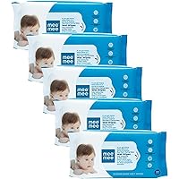 Mee Mee Baby Gentle Wet Wipes ((72 Pcs,Pack of 05), Aloe Vera Wet Wipes)