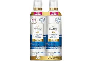 PROCTER & GAMBLE Pantene Pro-V Laca de Fijación Ultrafuerte, con Aceite de Jojoba, 2x250 ml