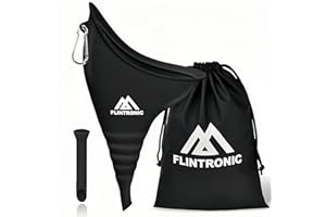 flintronic Urinella para Mujer, Urinario Portatil Mujer, Reutilizable Orinal Mujer, Orinal Embudo de Silicona para Orinar de Pie para Viajes, Actividades al Aire Libre, Camping, Festivales