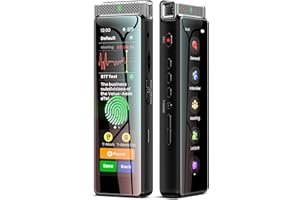 72GB Digital Voice Recorder with Playback, Innioasis R1 Full Touchscreen Voice Recorder with AI Intelligent Transcription and Bluetooth, Voice Activated Sound Audio Recorder Device with Mic (Silver)