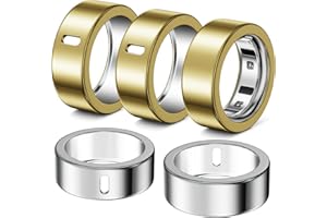 Hexasider Pack of 5 Rings Cover Compatible with Oura Ring Gen 4/Gen 3 Horizon/Heritage Protective Case, Abrasion-Resistant TPU Case for Oura Ring Protector Accessories for Size 6