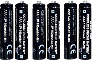 SOLUMINATE BT AAA Cordless Telephone Batteries x 6