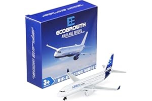 EcoGrowth Modèle d'avion Airbus 380 Modèle d'avion d'avion pour collection et cadeaux