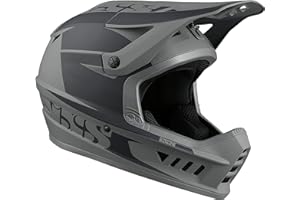 IXS XACT Evo Casque Intégral VTT/BMX Adulte Unisexe, Black-Graphite, Taille M/L (57-59cm)