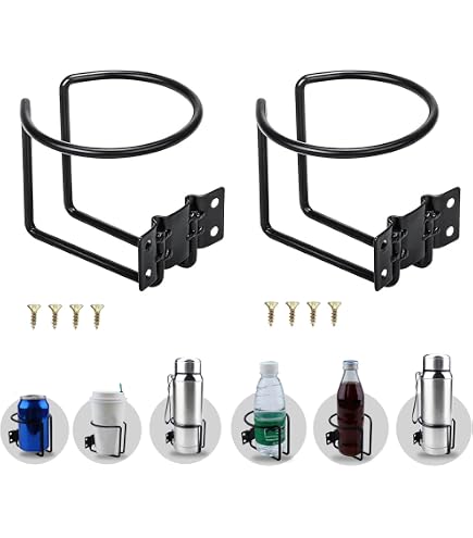 Porte-gobelet Magnétique En Inox - Aimant Puissant Pour Voiture, Frigo, Tapis Roulant - 9x8 Cm