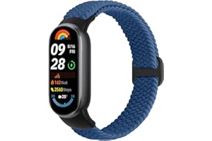 TumCez Intrecciato Cinturino Compatibile con Xiaomi Smart Band 10/Xiaomi Smart Band 9/Xiaomi Smart Band 8 Cinturino per Donna Uomo