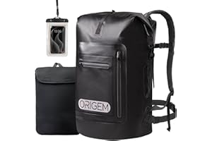 ORIGEM Origine Zaino Impermeabile Roll-Top Dry Bag 35L/55L/85L per Laptop Kayak, Nautica, Pesca, Nuoto e Campeggio