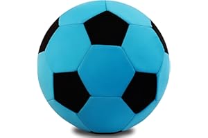 Chastep Beach Ball Größe 4 für Pool und Wasser Spielen Wasserdicht Strand Fußball mit Neopren Abdeckung, weich und sicher für alle Altersgruppen, Outdoor und Indoor, Fußball Geschenke
