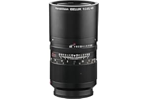 WALIMEX PRO Handevision IBELUX 40mm 1:0,85 Objektiv für Sony E-Mount schwarz (manueller Fokus, für APS-C Sensor gerechnet, IF, Filterdurchmesser 67mm, 4K Auflösung, mit ausziehbarer Gegenlichtblende)