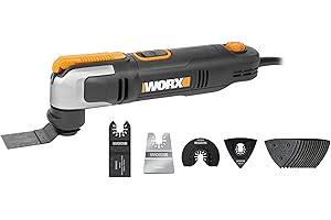 WORX WX686.1 250W Sonicrafter Oscillating Multi-Tool with 19-Piece Accessory Kit