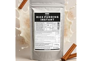 Rice Pudding 900g Instant Reis Pudding Natur Vegan Ohne Zusatz von Foozia