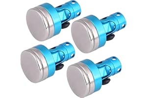 Dilwe 4Pcs RC Magnetic Stealth, Metal Magnetic Stealth Shell Body Post for CC01/AXIAL/SCX10 HSP 02010 1:10 Car