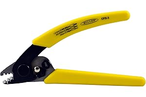 Miller CFS-3 Series Three-Hole Wire Stripper Tool for Working Technicians, Electricians, and Installers, Safe Cable-Splicing Tool, Easily Portable Wire Stripper, 4.2 Ounces