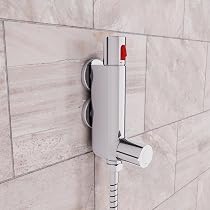 ENKI Thermostat-Duscharmatur Mit Bidet-Sprüher – Aus Massivem Messing, Verbrühungsschutz