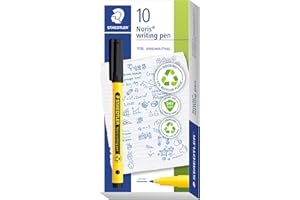 STAEDTLER 307-9 Noris Handwriting Pen - Black (Box of 10)