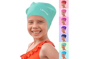 Limmys Kids Czepek na Basen – 100% Silikonowy Czepek na Długie Włosy dla Dzieci – Najwyższej Jakości, Rozciągliwy i Wygodny Czepek do Pływania dla Dzieci – Dostępny w Atrakcyjnych Kolorach