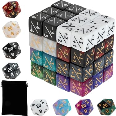 Lot De Dés Compteurs Noirs En Acrylique – 1,6 Cm – Parfaits Pour Jeux De Cartes, Jeux De Société Ou école