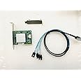 SXTAIGOOD H1110 SAS 6Gbps LSI 9211-4i HBA P20 IT Mode for ZFS FreeNAS unRAID + SFF8087 SATA Cable