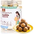 Equisential Postpartum Sonth Laddoos (Dry Ginger) | Ladoo for Women after Delivery | Gond and Dry Fruit Mix Pure Cow Bilona Ghee Fresh Laddu | Homemade | In Jaggery | 500GM |