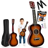 Fourtune Loki T-80SB 6 Telli Sunburst &Ccedil;ocuk Gitarı Ger&ccedil;ek Ağa&ccedil; (Sunburst)