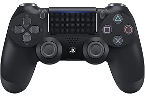 Sony PlayStation DualShock 4 Wireless Controller for PS4 - Black (Renewed)