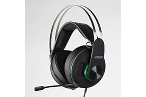 Konix Mythics Casque gaming filaire MS-600 pour console Xbox One - Haut-parleurs 50 mm - Noir et vert