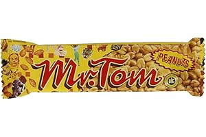 Mr Tom Peanut Bar 40 g (Pack of 36)