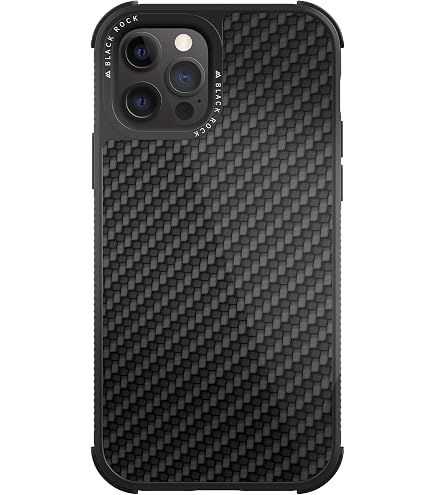 Audi Carbon Fiber Handyhülle Für IPhone 12/12 Pro 6.1 Zoll - Schwarz, Hartschalen-Design