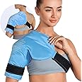 KOWVOWZ Shoulder Ice Pack Rotator Cuff Cold Therapy, Reusable Gel Ice Wrap for Shoulder Injuries & Pain Relief, Bursitis, Tendonitis, Swelling, Recovery for Man and Women