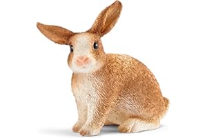 SCHLEICH Farm World | Kaninchen 13827 Bauernhof Spielfigur | detailgetreue Tierfiguren | Geschenk für Jungen und Mädchen | Bauernhof Spielzeug ab 3 Jahre | 4 x 3 x 4 cm