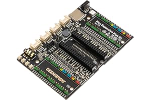 XICOOLEE Expansor doble GPIO para Raspberry Pi Pico, dos juegos de expansión externa de 2 x 20 pines, cuatro cabezales HY-2.0-4P, RGB a todo color, para conectar más módulos de expansión