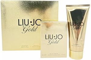 DESIRE FRAGRANCES Liu Jo Gold Geschenkset für Damen, Eau de Parfum, Spray 50 ml und Körpercreme 100 ml