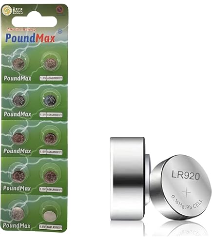 Pilas Alcalinas De Botón AG6 LR920 370 1,55 V Para Reloj De Juguete