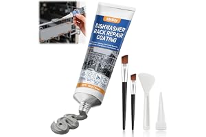 Allisway Rostfri, flytande gummi för diskmaskinskorg för diskmaskin, reparation, 50 ml