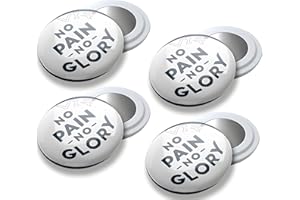 VERY IMPORTANT RUNNER - 4 Stück Startnummern-Magnete mit wasserdichter Tasche - Magnetischer Startnummernhalter für Running & Triathlon, 18 mm - Löcherfreie Befestigung - Designedition