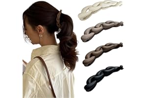 Ypkia 4 fermagli per capelli a banana, stile vintage, per donna e donna
